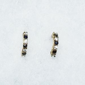 Rhinestone Hoop Earrings